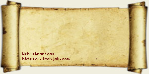 Tina Beljić vizit kartica